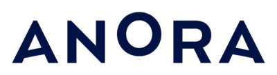 ANORA blå logo